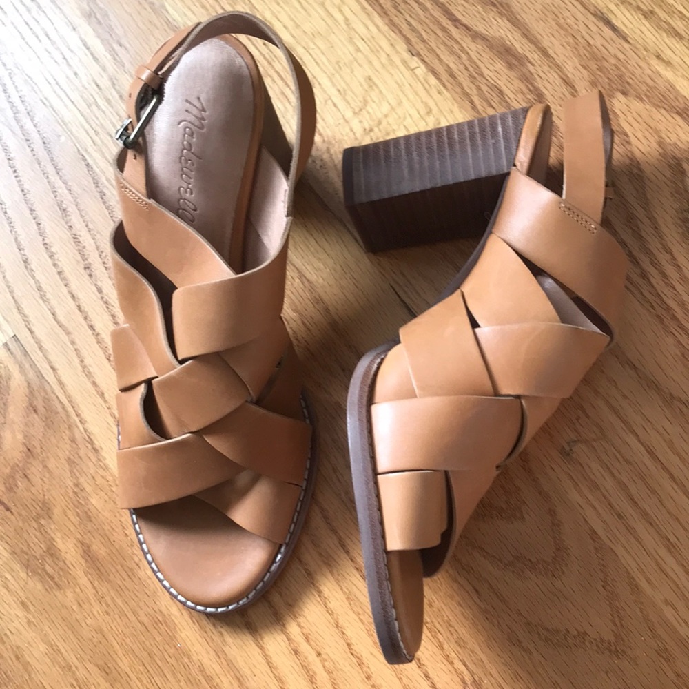 Madewell Tad Braided Heels - Great condition